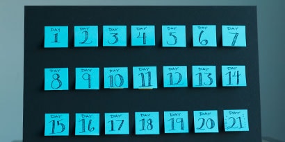 Make a quick Post-it® Note countdown calendar